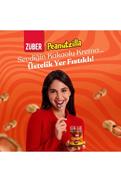 Züber Peanutzilla Kakaolu Fıstık Kreması 315 G