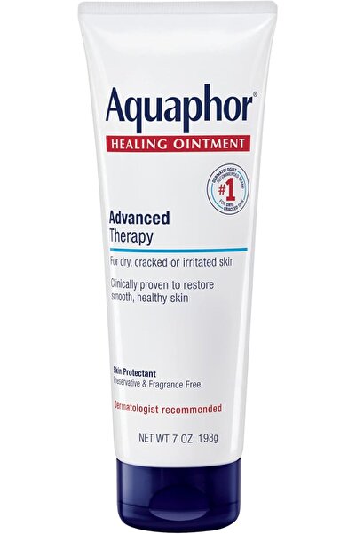Aquaphor مرهم علاجي مرطب للبشرة الجافة لليدين والكعبين والمرفقين والشفتين