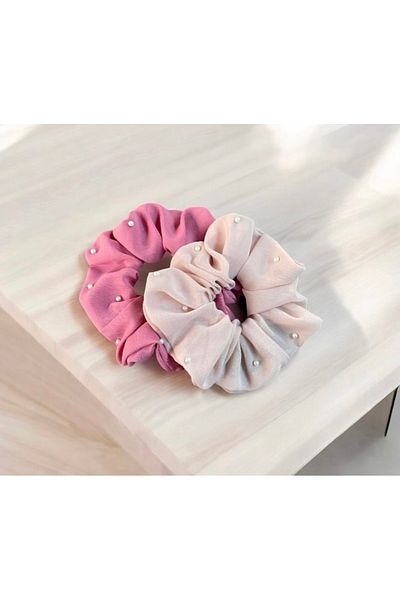 Nimet Abla Butik Elastic Fabric Double Bagel Buckle