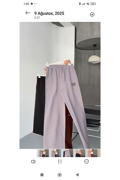 kemmy Baggy Palazzo Bottom Sweatpants with Arm Detail