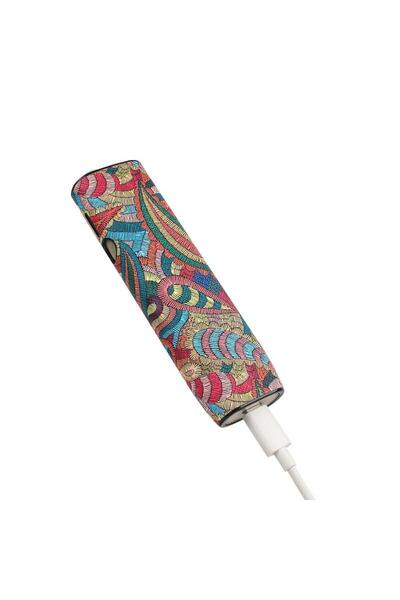 Zigver ıqos kılıf ıluma one desenli purple(terrea ile çalışan cihaza uygundur)