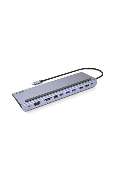 Unitek محطة إرساء للحاسوب المحمول D1022B - موزع USB-C شامل 11 في 1 (متوافق مع...