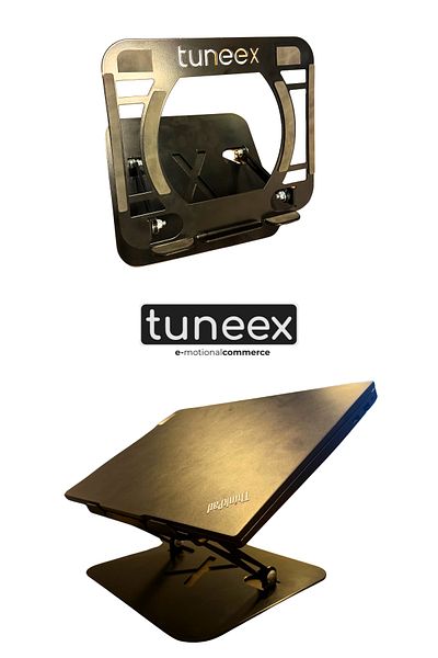 tuneex Xleath Unlimited Angle Adjustable Laptop Stand Riser Notebook Cooler Compatible with All Models