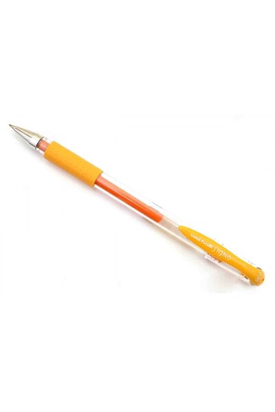 Uni Uniball Signo NEEDLE 0.38mm İğne Uçlu Jel Kalem - Golden Yellow