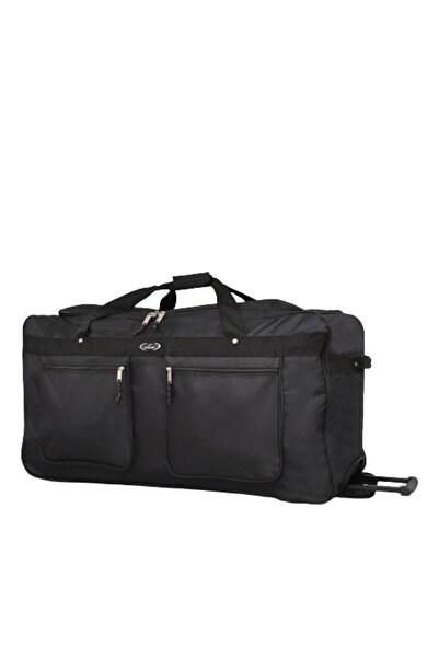 OEM Geantă de călătorie cu roți și cârlig de remorcare, 88x43x40 cm, Negru