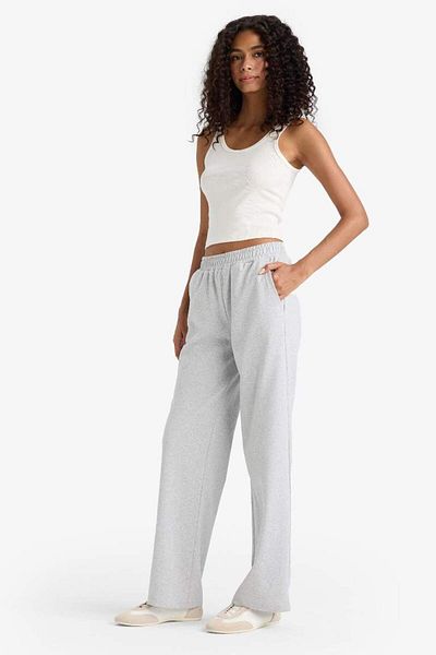 DeFacto New Season Straight Fit Pocketed Stretchy Waist Sweatpants