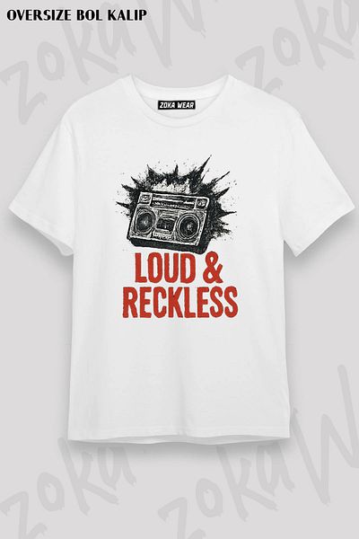 ZOKAWEAR Unisex Oversize Mold Limp Bizkit V10 Design Printed Tshirt