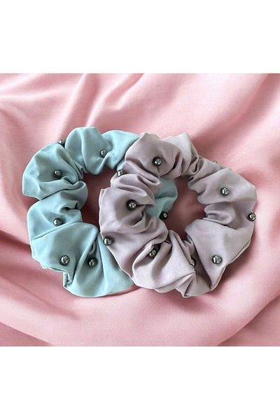 Nimet Abla Butik Elastic Fabric Double Bagel Buckle
