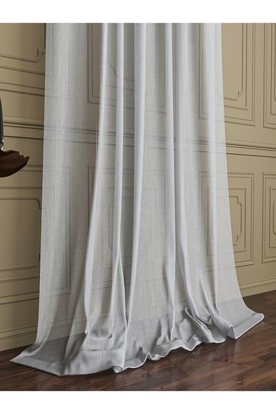OnyxHome Crepe Bamboo Tulle Curtain