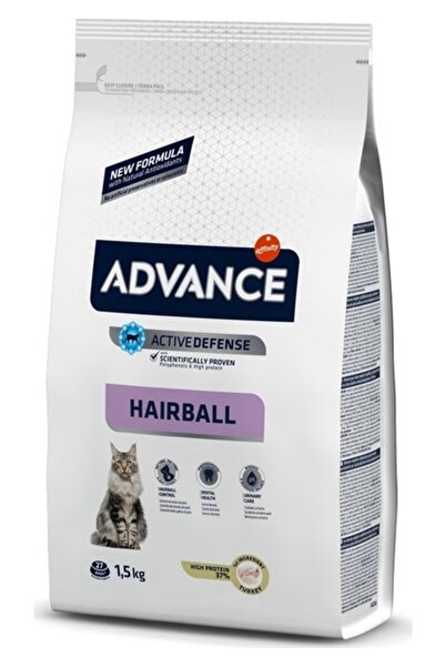 Advance Hairball Tavuk ve Pirinçli Tüy Yumağı Kontrolü Kedi Maması 1,5 Kg