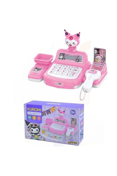 Toybox Cash Register Toy Role Play Electric Toy With Light And Music, Kuromi