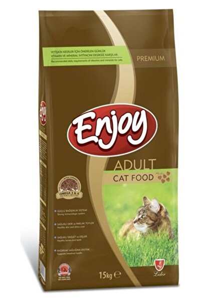 Enjoy Tavuklu Yetişkin Kedi Maması 15 kg