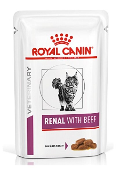 Royal Canin Veterinary Renal Biftekli Kedi Konservesi 85 gr 12 Adet