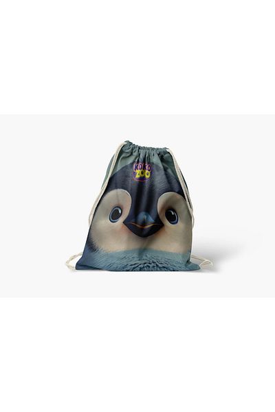 Kokopatik Kokozoo Penguin Drawstring / Drawstring Bag