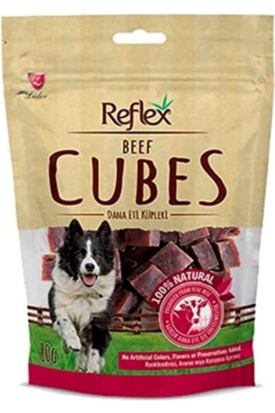 Reflex Biftekli Dilim Küp Köpek Ödülü 80 gr.x 3 Adet