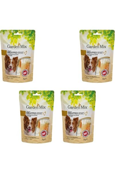 Gardenmix Garden Mix Sargılı Pres Kemik Köpek Ödül Maması 75 gr x 4 Adet