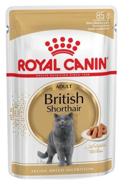 Royal Canin British Shorthair Yetişkin Pouch Kedi Konservesi 85 gr TY101904