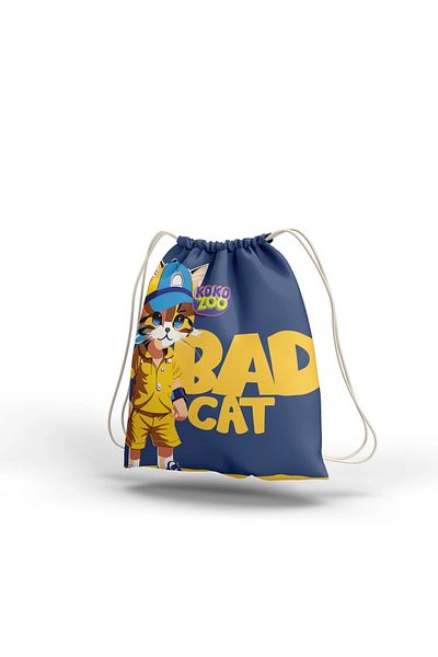 Kokopatik Kokozoo Bad Cat Drawstring / Drawstring Bag
