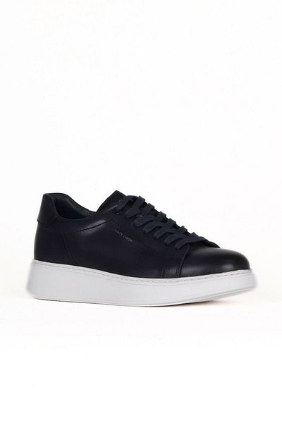 Bueno Shoes Navy Blue Silver Men's Sports Shoes 07m13722225