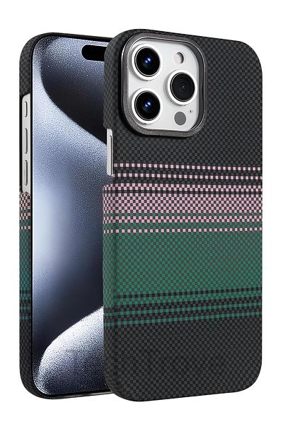 TechTrove Apple iPhone 14 Pro Max Case Carbon Pattern Luxury Cover with Magsafe Feature