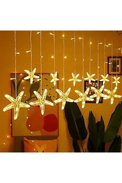 ROİSYA Star Curtain Led Daylight with Plug