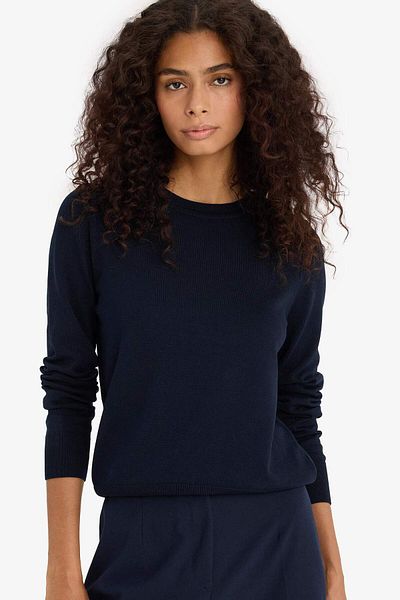 DeFacto Pulover Regular Fit cu decolteu rotund E7889AX25WN