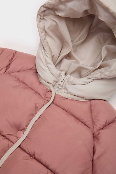 DeFacto Baby Girl Hooded Zippered down Jacket C5312A525Au