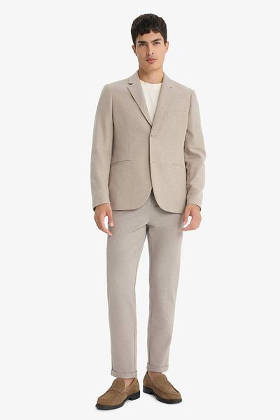 DeFacto Modern Fit Buttoned Pocket Blazer Jacket F2347Ax25Au