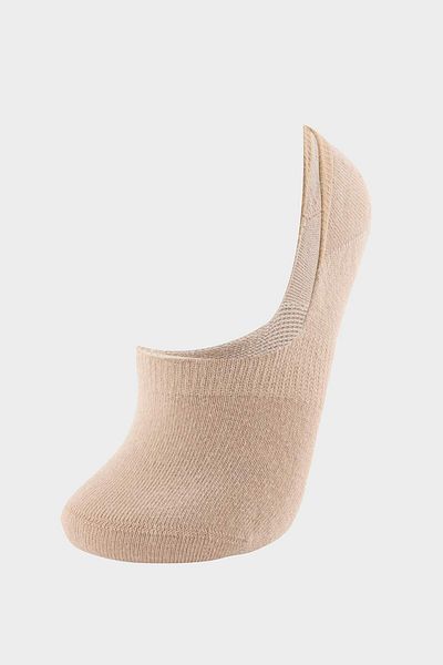DeFacto Women's Invisible 3-Piece Cotton Ballerina Socks T6922Azns