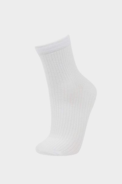DeFacto Women's 3-Piece Cotton Socks F5600Axns