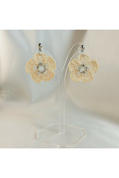 Crystal Atelier Trend Handmade Knitted Flower Earrings–Gift, Vintage, Minimal, Colorful, Bohemian Summer Style, Casual Combination, Chic