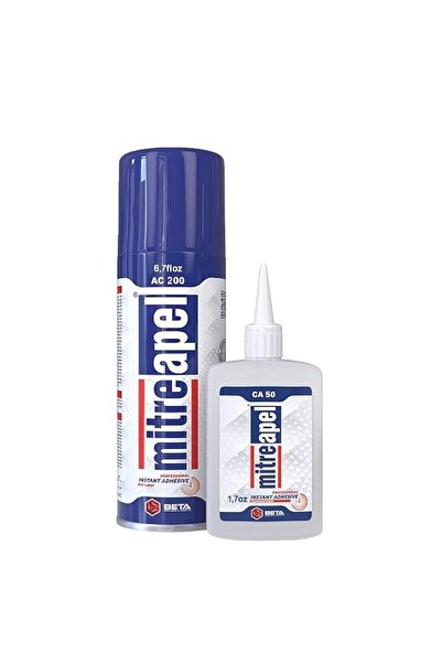 Generic MITREAPEL AC 200 Instant Adhesive - Super CA Glue (AC200) with Spray Adhesive Activator (CA100)