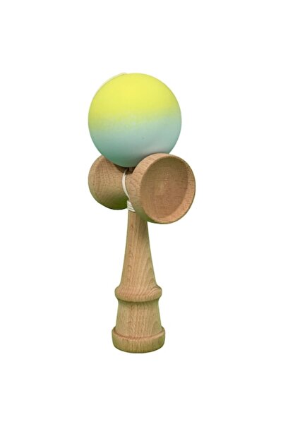 LEIBOO Kendama X Profesional, din Lemn, Bila Cauciucata, 18 cm, Joc de Indema...