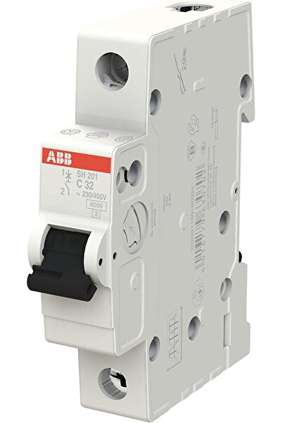 ABB SH201-C32 Miniature Circuit Breaker, 1 Pole, 32 Amp