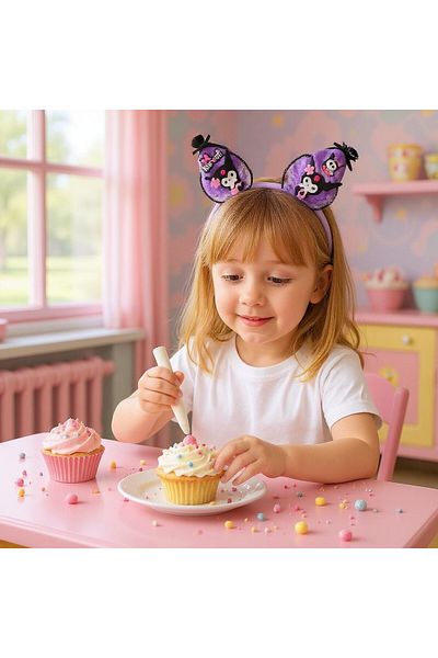 SeaBubbles Kuromi Children's Crown Standard Lila