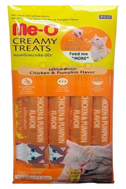 me-o ‎Me-O Creamy Kedi Ödülü Tavuk Bal Kabağı 4X15 gr