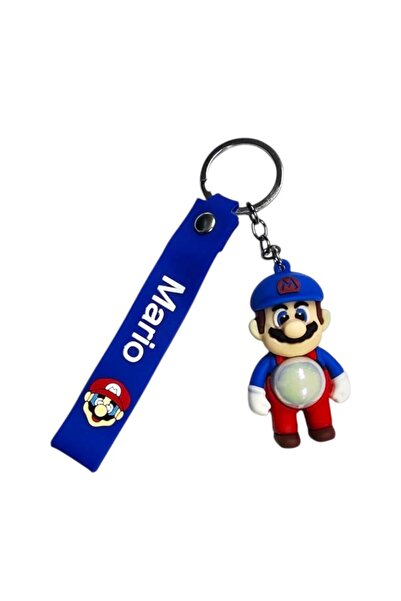 SeaBubbles Lighted Mario Children's Keychain Standard Blue