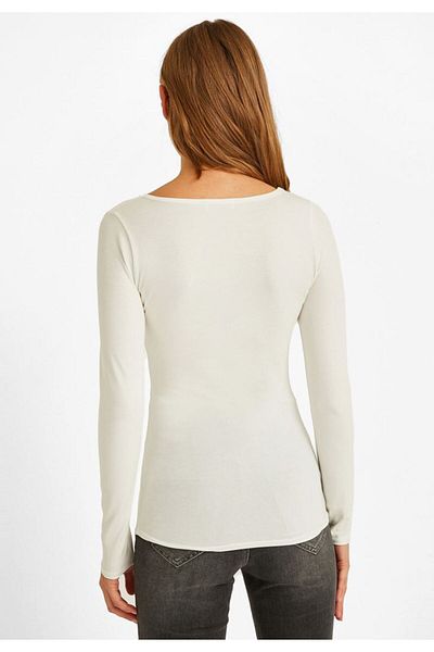 PASTEL TEKSTİL Women's Square Collar Slim Fit Bady