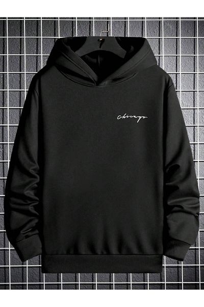uyguntarz Unisex Chicago Printed Oversize Sweatshirt