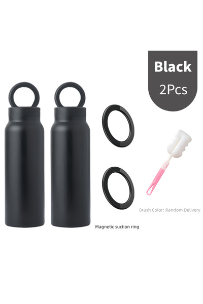 Choice زجاجة مياه رياضية معزولة من الفولاذ المقاوم للصدأ سعة 24 أونصة، قطعتان...