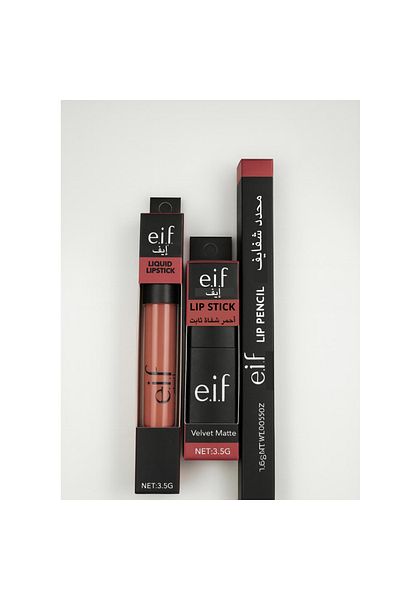 ELF Eve Lip Kit in the perfect nude shade - Italian Rose Liquid Lipstick - Dry Lipstick 08 - Lip Liner 09