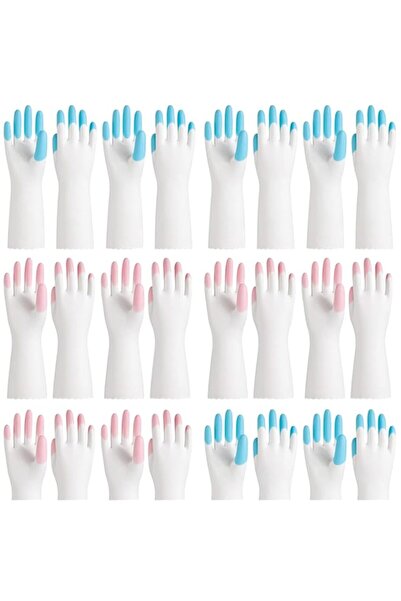 Generic قفازات تنظيف الأطباق المطاطية من TERRIFI، مقاومة للماء، قابلة لإعادة ...