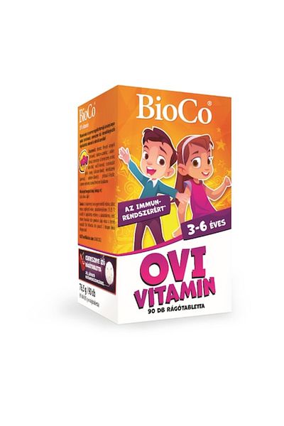Bioco Vitamin for Kindergarten Children with Flavors x 90 Chewable Tablets /