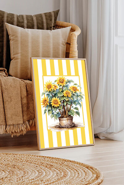 Dekorsiahome Τραπέζι σαλονιού κουζίνας με ξύλινο πλαίσιο μονοκόμματο TK1330