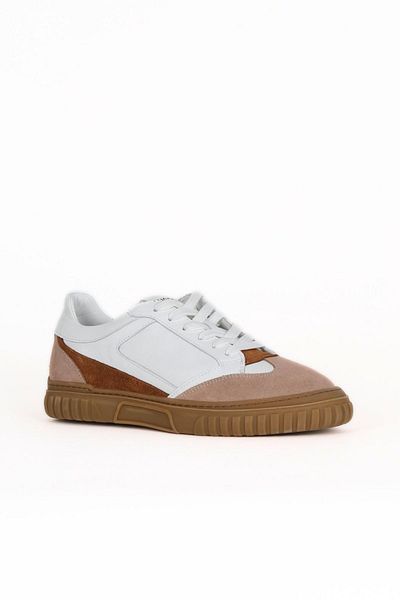 Bueno Shoes Tan White Multi Leather Men's Sports Shoes 16Ma8227
