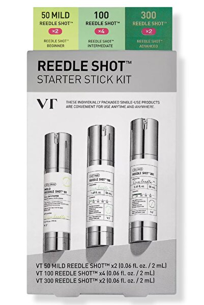 VT COSMETICS Reedle Shot Starter Stick Kit 3 Aşamalı Cilt Bakım Seti