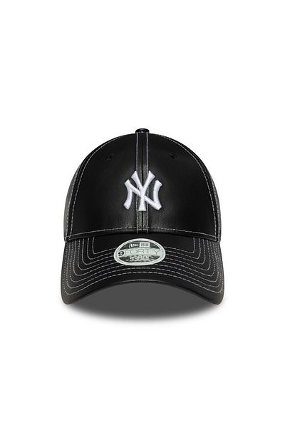 NEW ERA Wmns Topstitch Pu 9Forty Neyyan Blkwhı Black Women's Hat