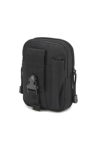 Choice Black Men's Belt Bag Outdoor Waist Phone Pouch Nylon Waterproof Tactical Molle Pocket Sports Hunting