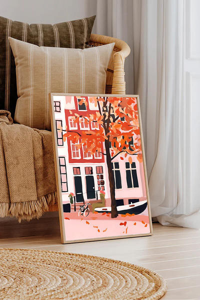 Dekorsiahome Τραπέζι σαλονιού κουζίνας με ξύλινο πλαίσιο μονοκόμματο TK1320