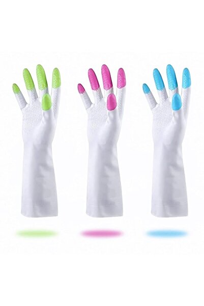 Generic قفازات تنظيف الأطباق القابلة لإعادة الاستخدام من KASTWAVE، خالية من ا...